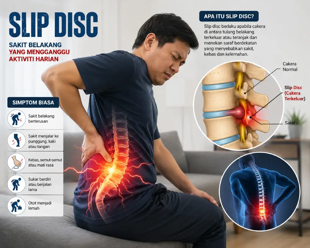 rawatan slip disc tanpa pembedahan